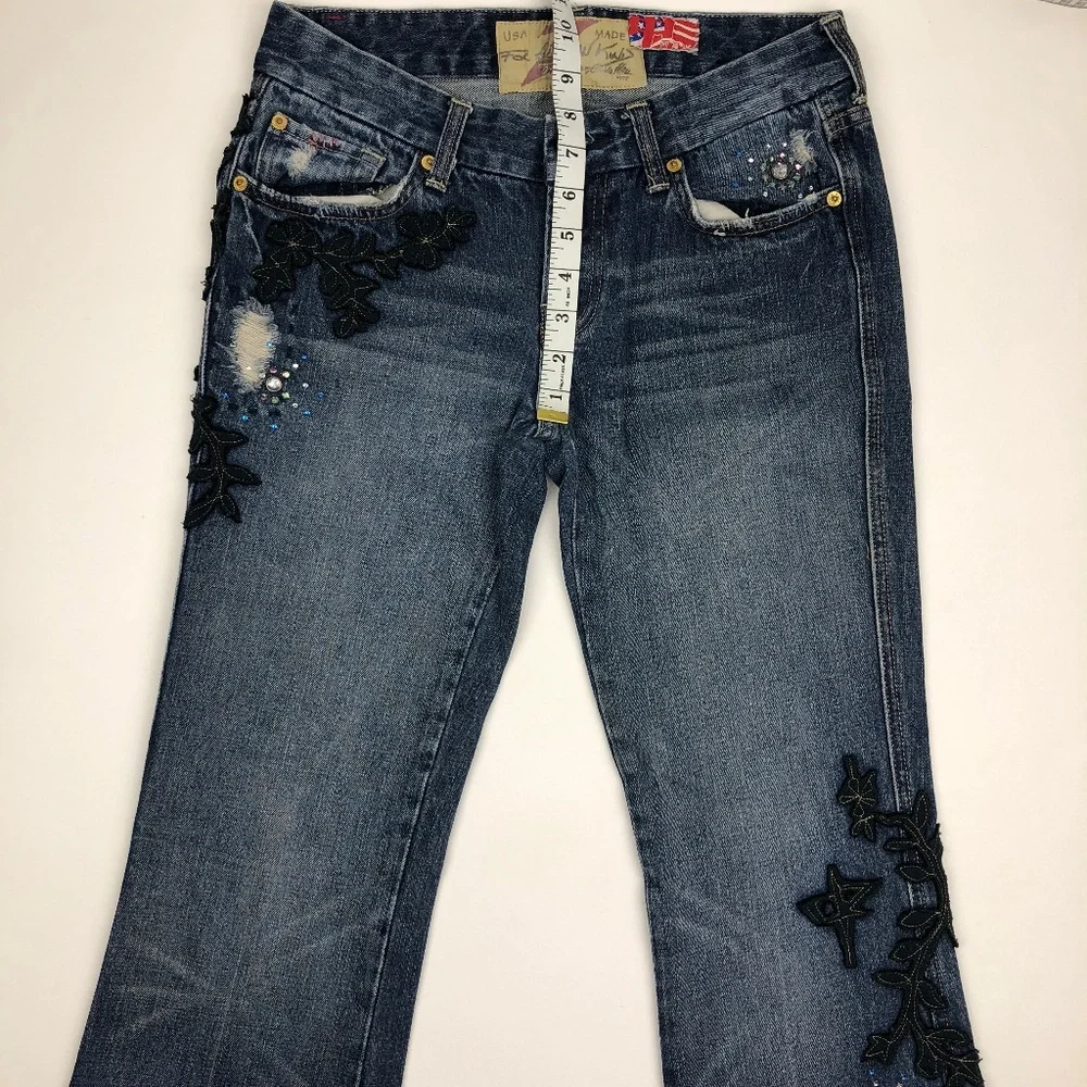 7 for all mankind A Pocket Flare Jeans - Picture 3 of 7